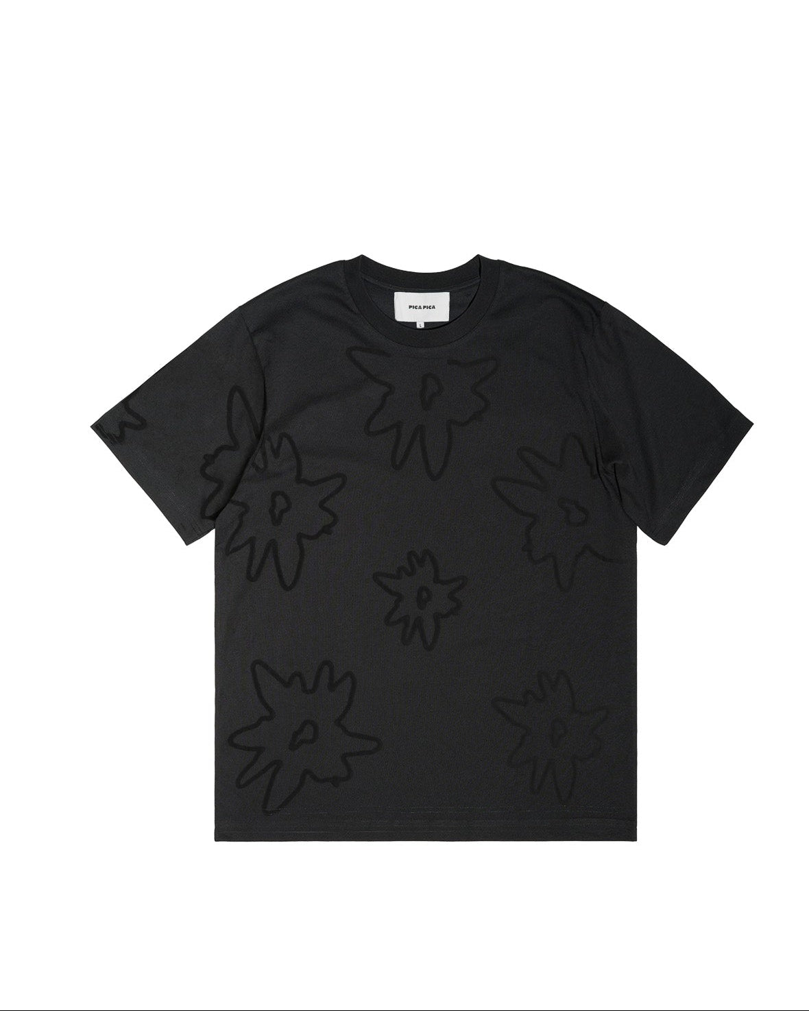 Edelweiss Flower AOP - Black