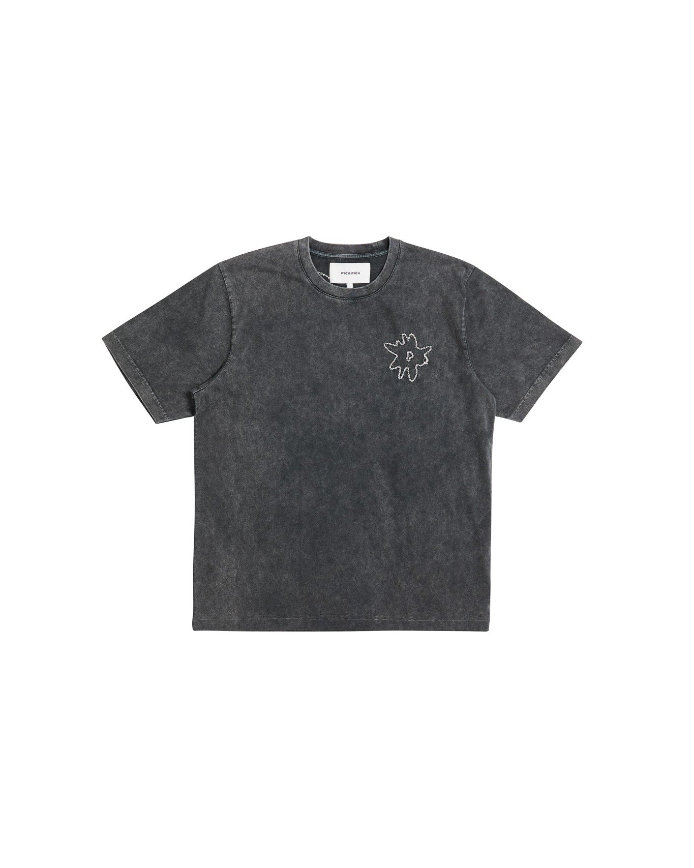 Pica Pica Handwritten Back - Washed Black