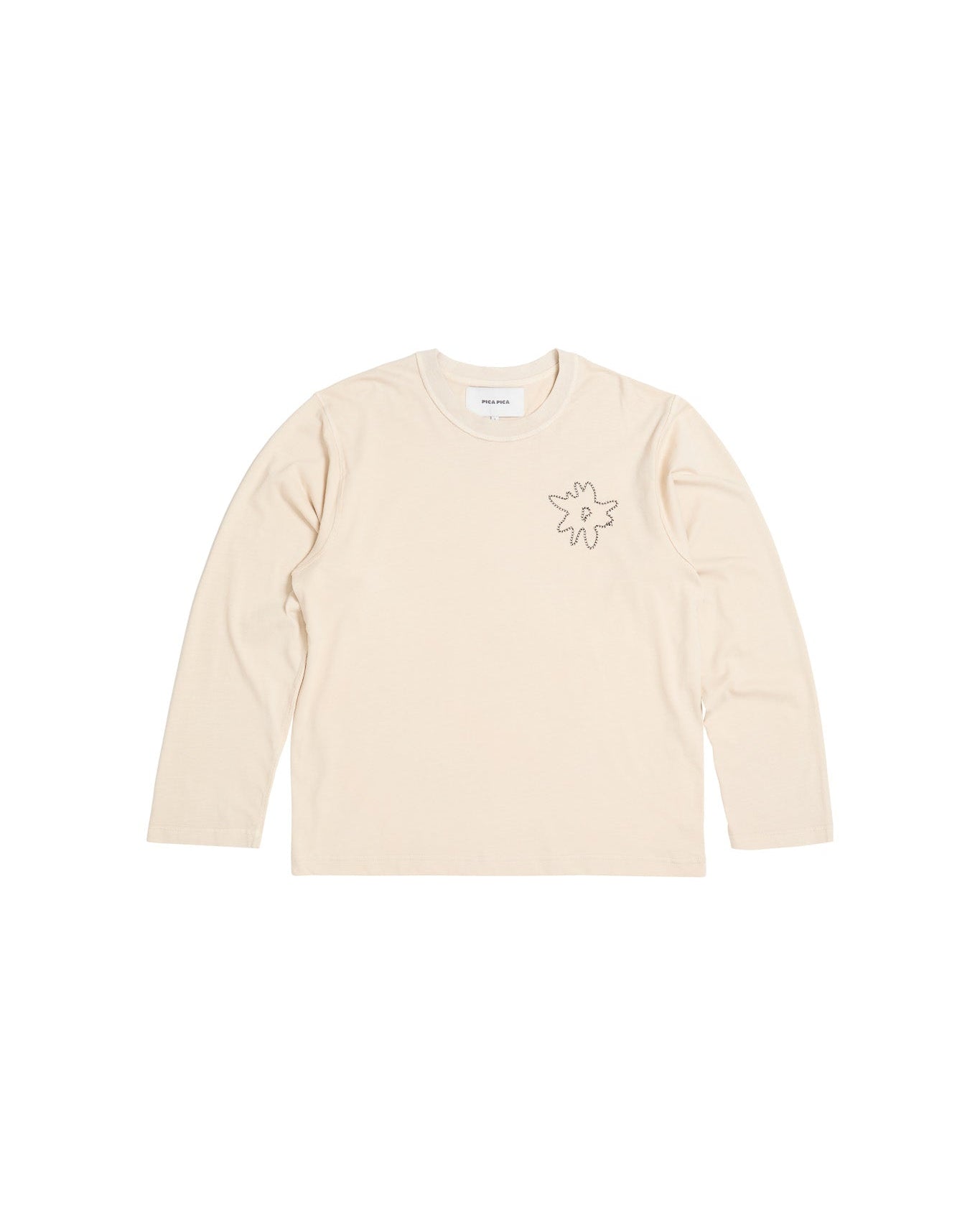Edelweiss Chest Flower LS - Washed Creme
