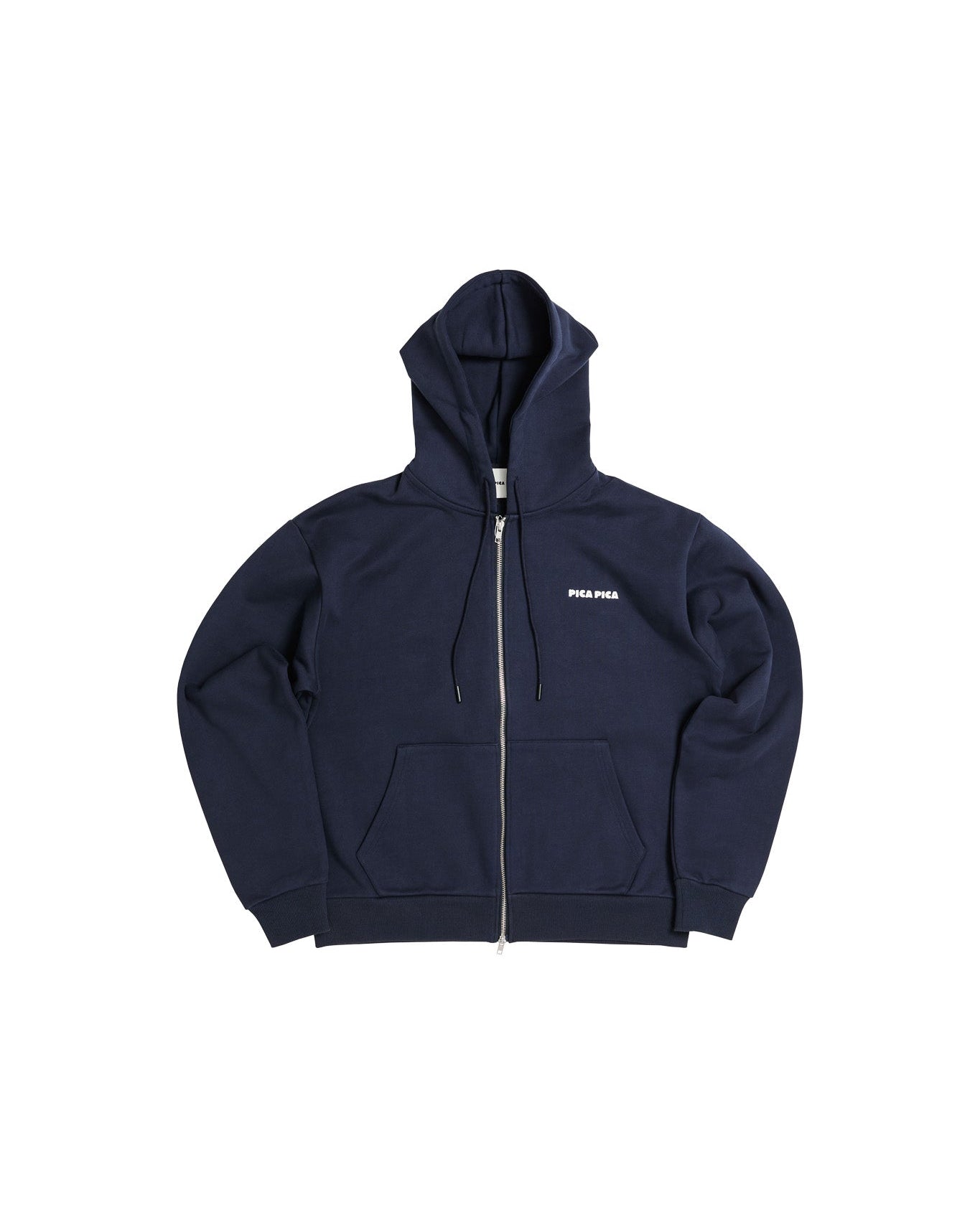 Mehdi Zip Hoodie Pica Patches - Navy