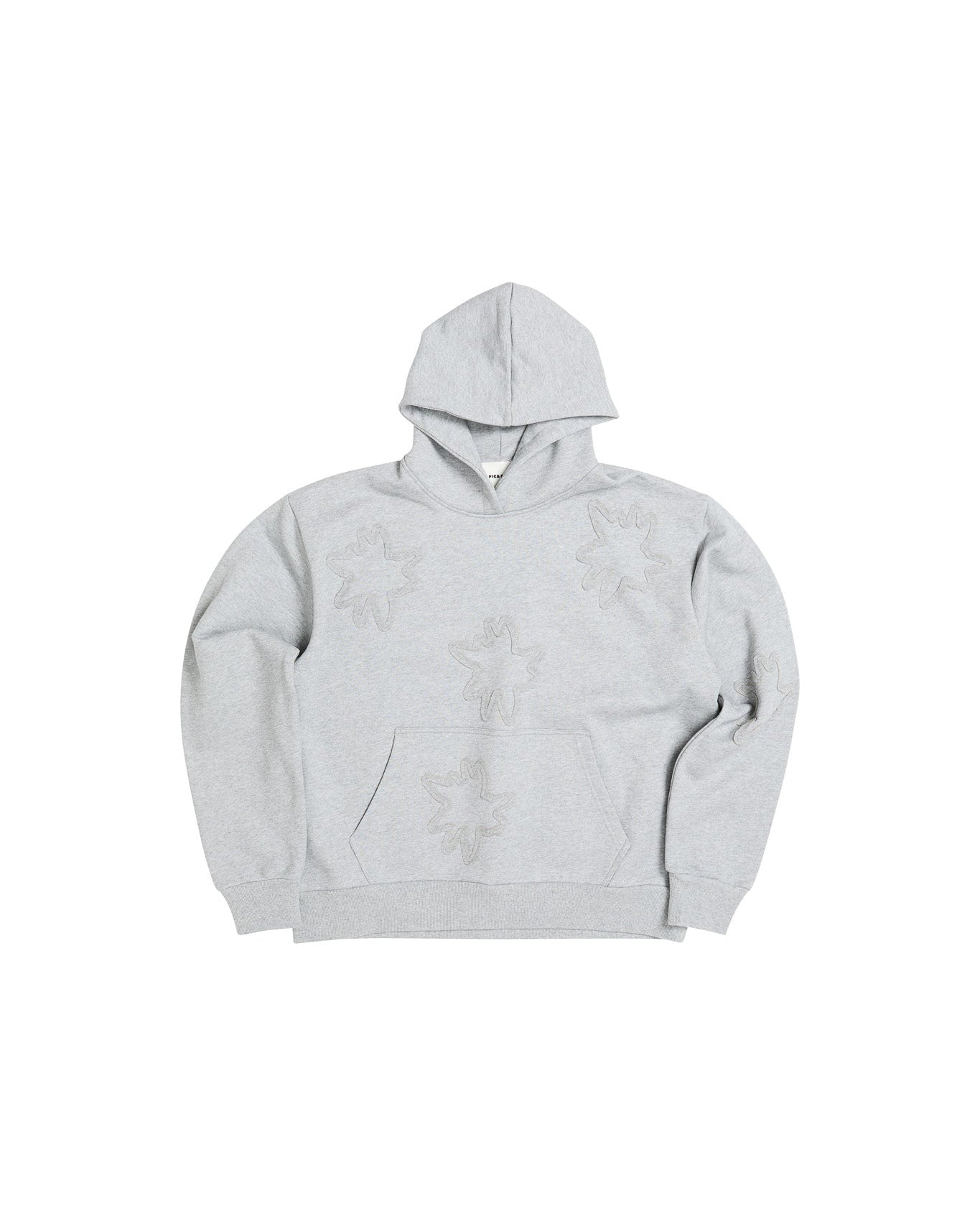 Palo Hoodie AOP Edelweiss - Grey Melange