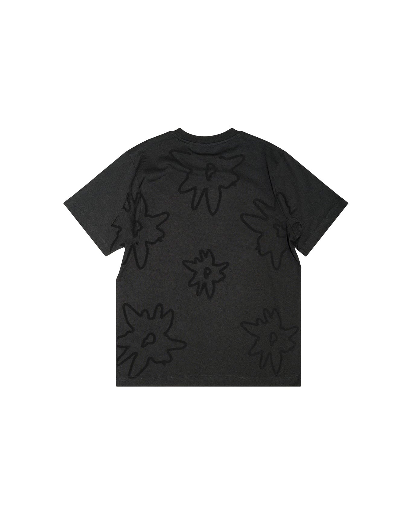 Edelweiss Flower AOP - Black