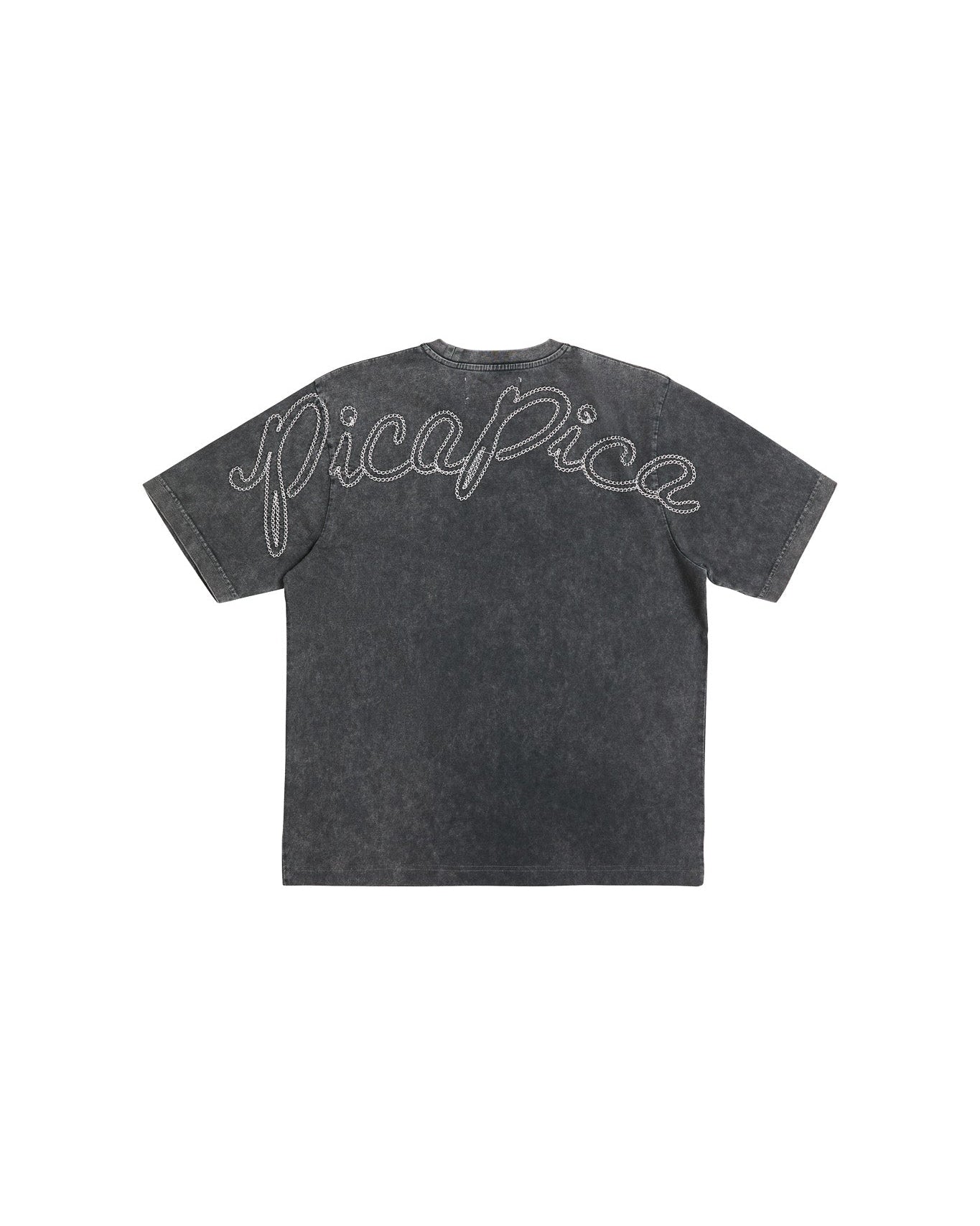 Pica Pica Handwritten Back - Washed Black