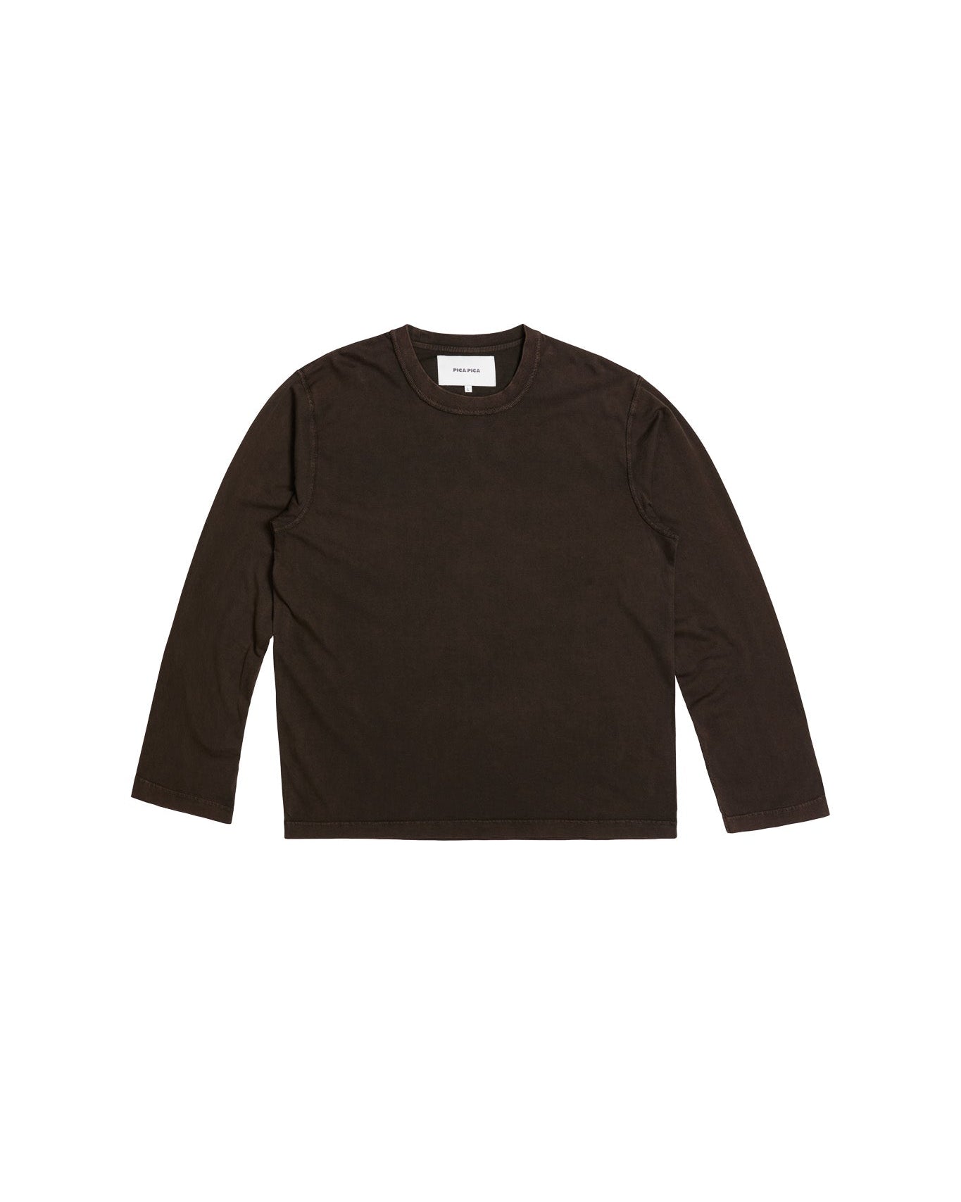 Pica Neck Patch LS - Washed Brown