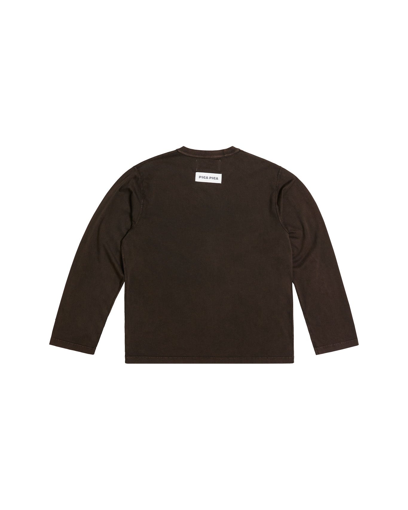Pica Neck Patch LS - Washed Brown