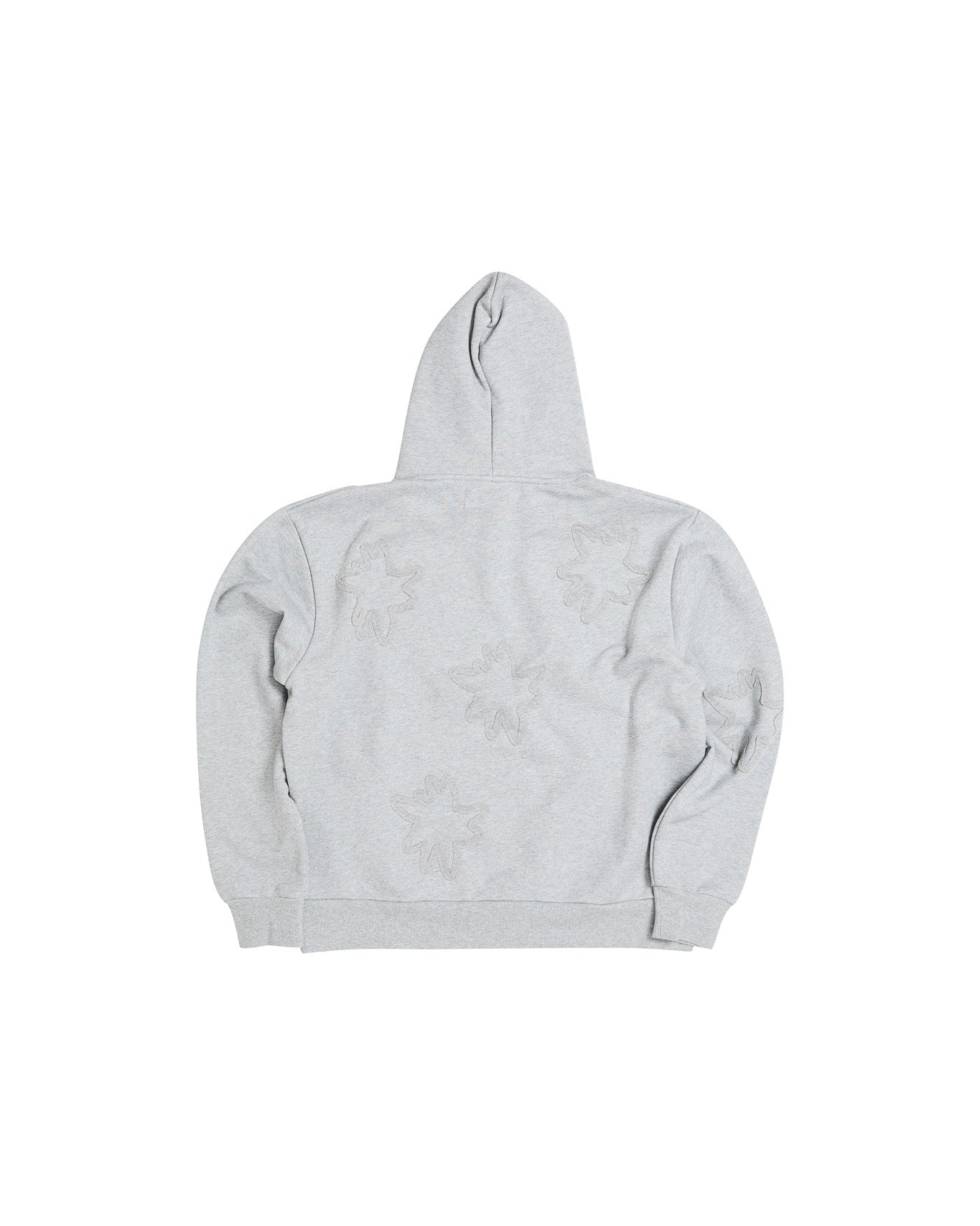 Palo Hoodie AOP Edelweiss - Grey Melange