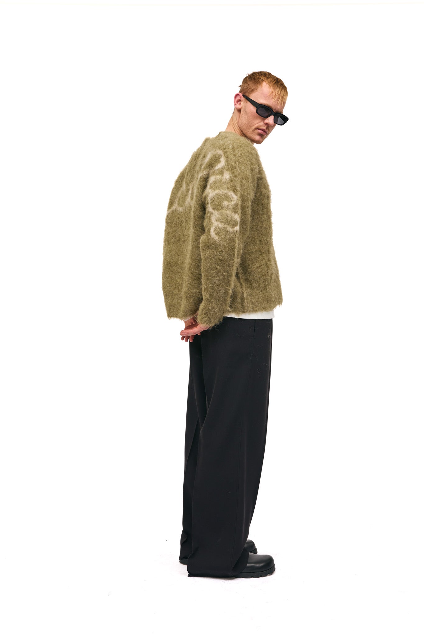 Harry Pica Cardigan - Fern Green