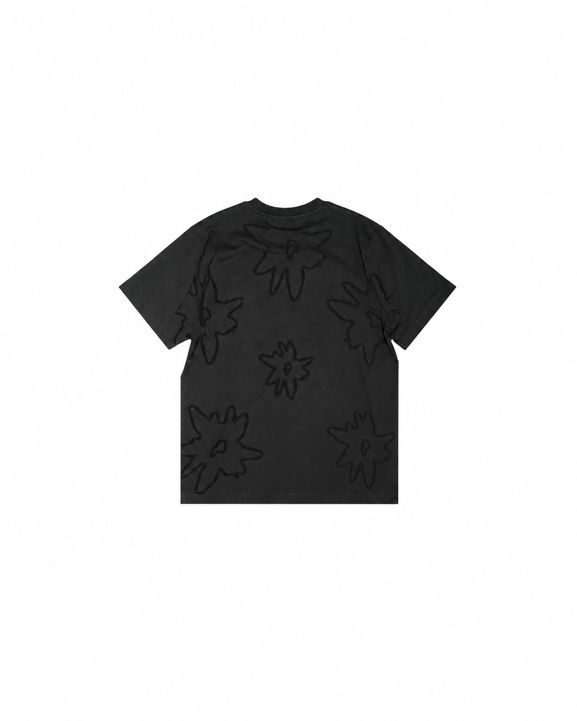 Edelweiss Flower AOP - Black