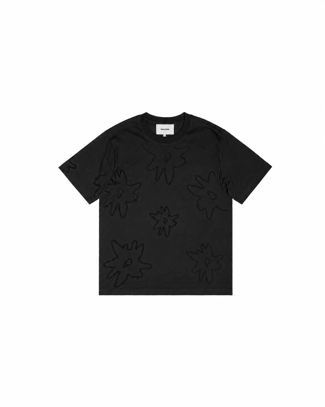 Edelweiss Flower AOP - Black