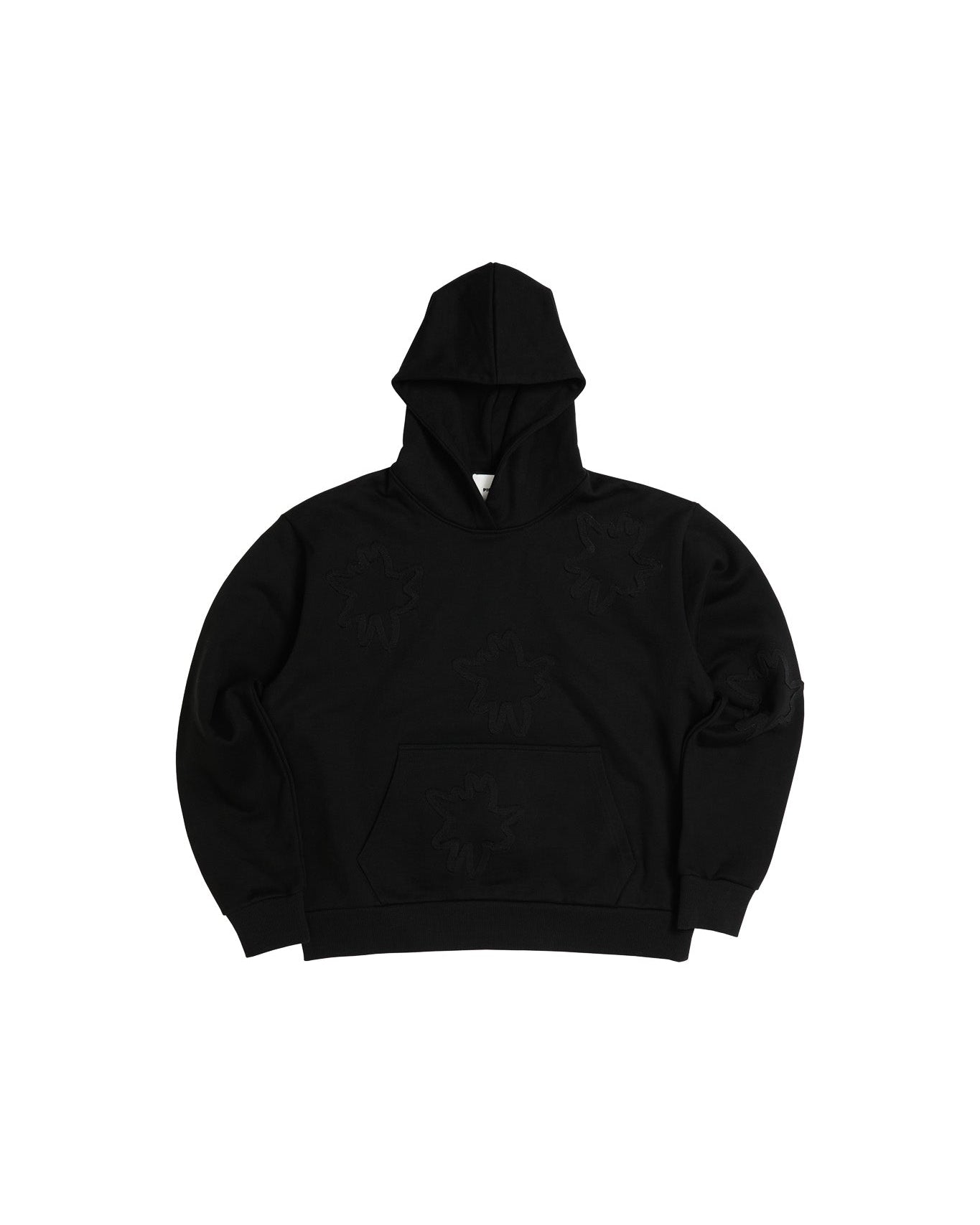 Palo Hoodie AOP Edelweiss - Black