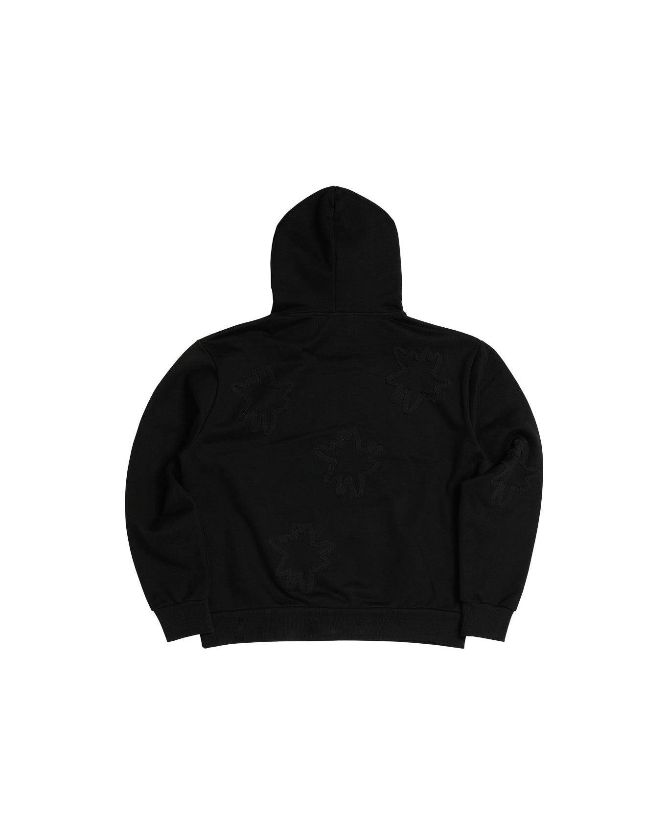 Palo Hoodie AOP Edelweiss - Black